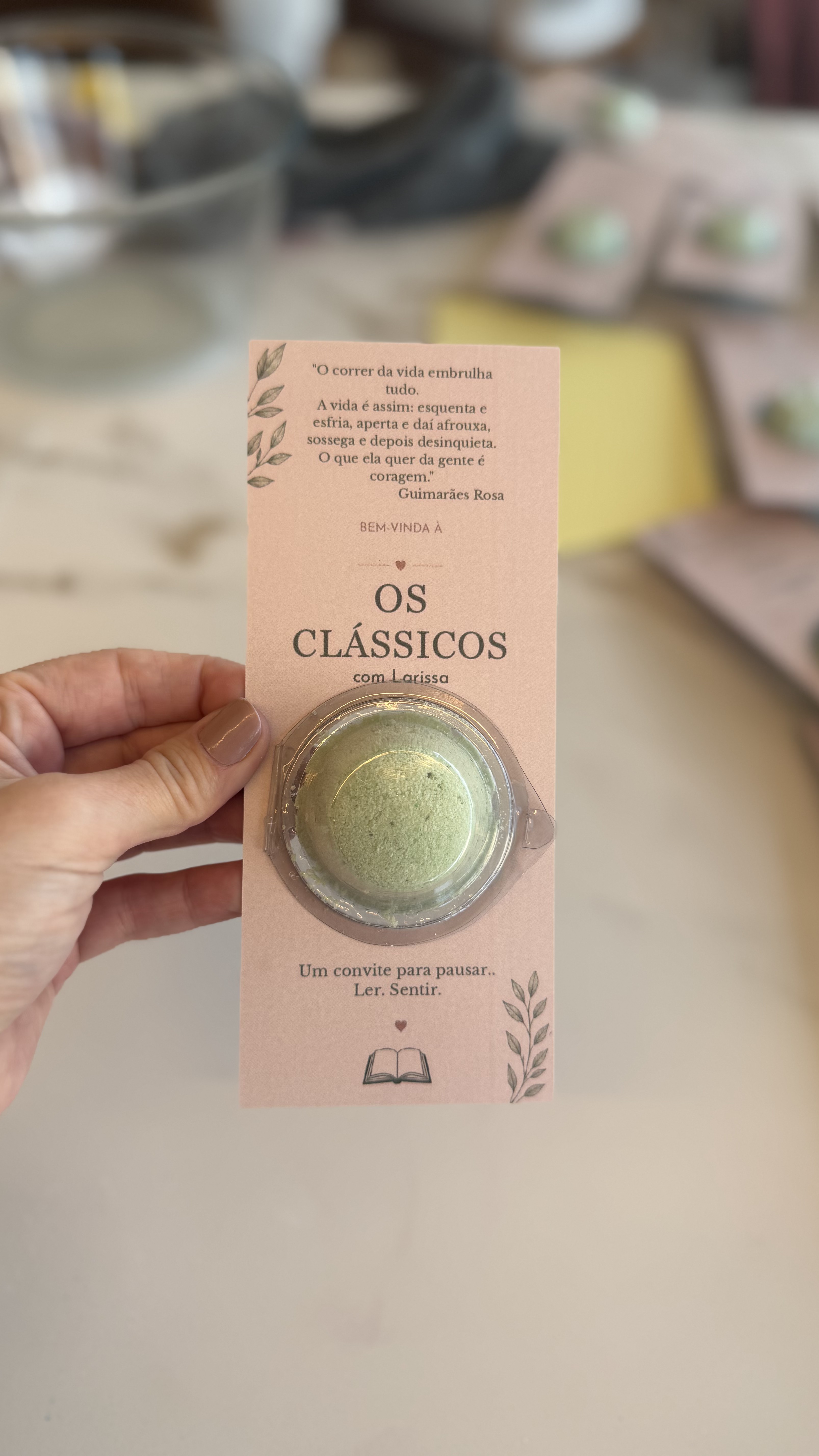 Mini bomba de banho SKAI Bath em embalagem personalizada para eventos de marca